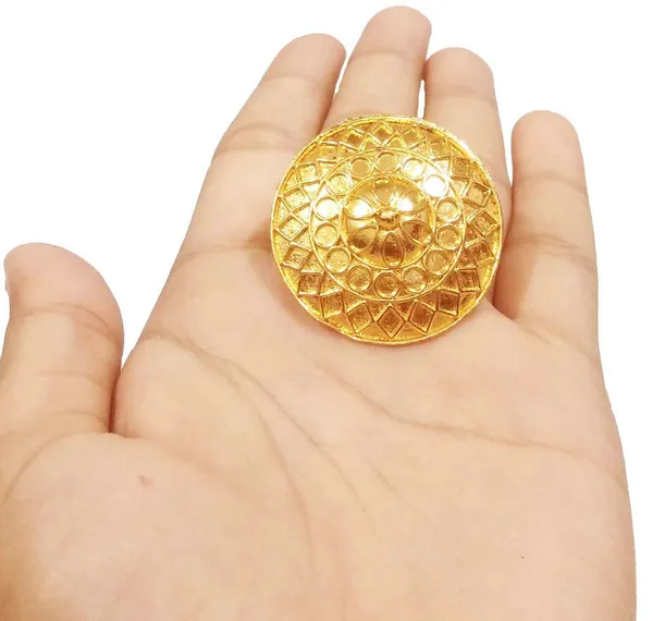 Assamese_Traditional_Copper_Gold_Plated_Finger-Ring_For_Girls_&_Women